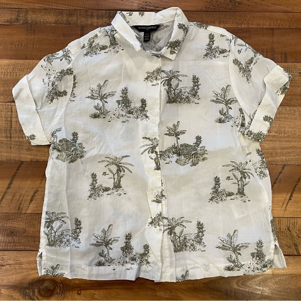 Beachy Button Down